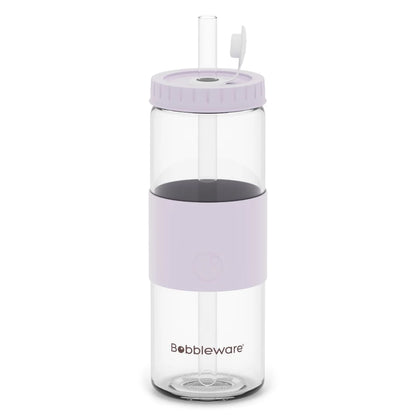 Bobbleware Glass 700mL Lilac bubble tea sustainable and reusable cup/ tumbler. 
