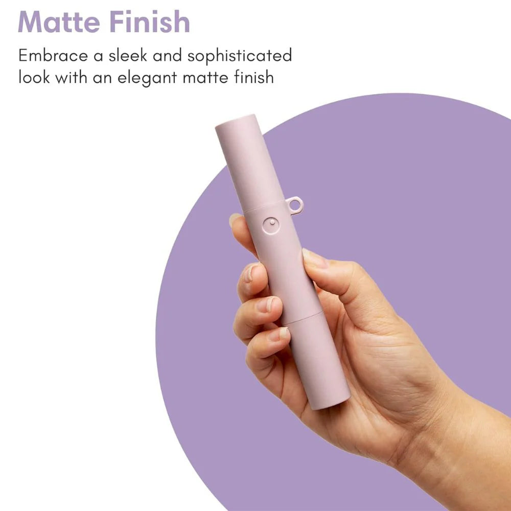 Reusable, sustainable, retractable, travel, compact plastic bubble tea boba straw with carry case and cleaning accessories.